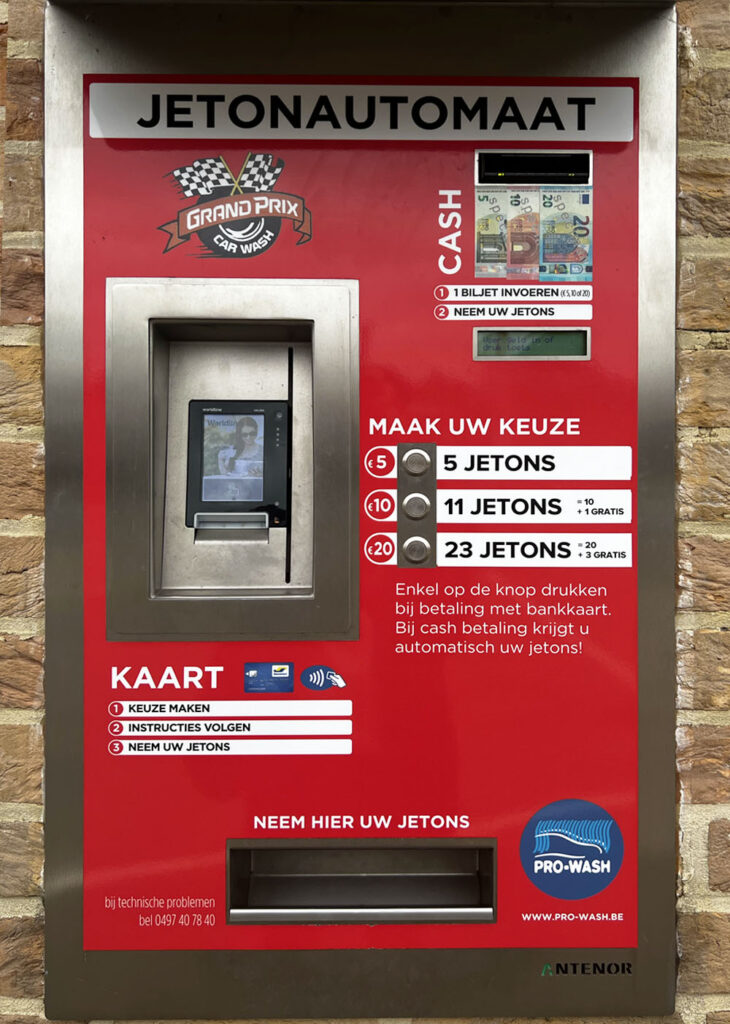 jetonautomaat voorgevel